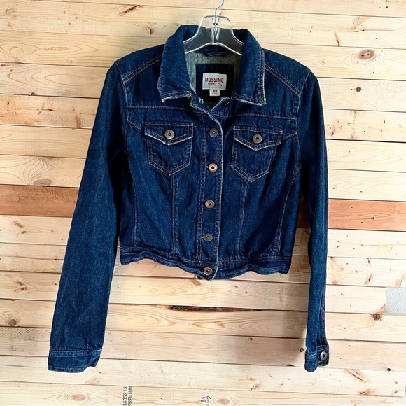 Mossimo Supply Co. Denim Big Girl Jeans Jacket kids size M - Picture 7 of 8
